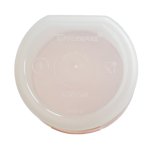 Tupperware Pink Modular Mates 2 Pack Small Round Container Set 200 ml each #1 - Picture 5 of 11